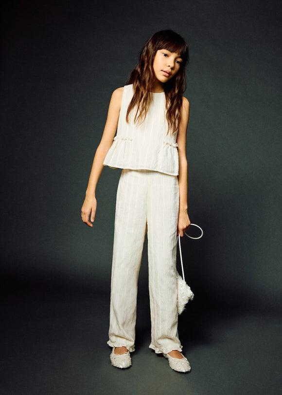 MANGO EDNASET 27083715-05 MANGO KIDS GIRL TROUSERS