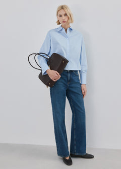 MANGO SHINNY 27084078-50 MANGO WOMEN SHIRT LONG SLEEVE