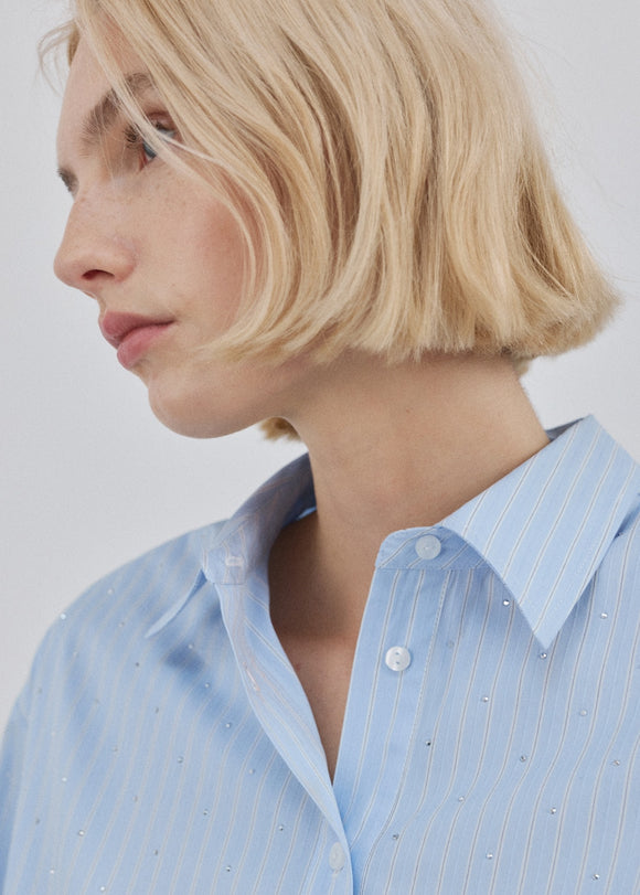 MANGO SHINNY 27084078-50 MANGO WOMEN SHIRT LONG SLEEVE