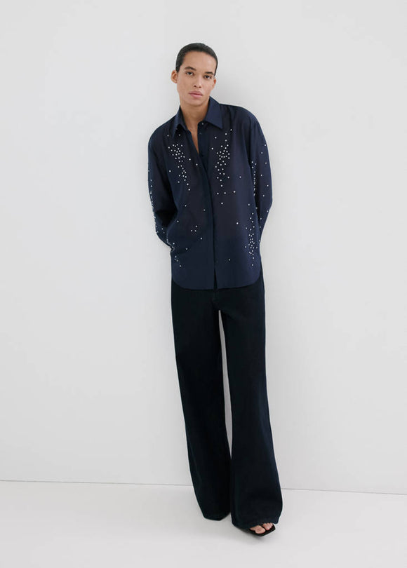 MANGO SMOKEY 27085825-56 MANGO WOMEN SHIRT LONG SLEEVE