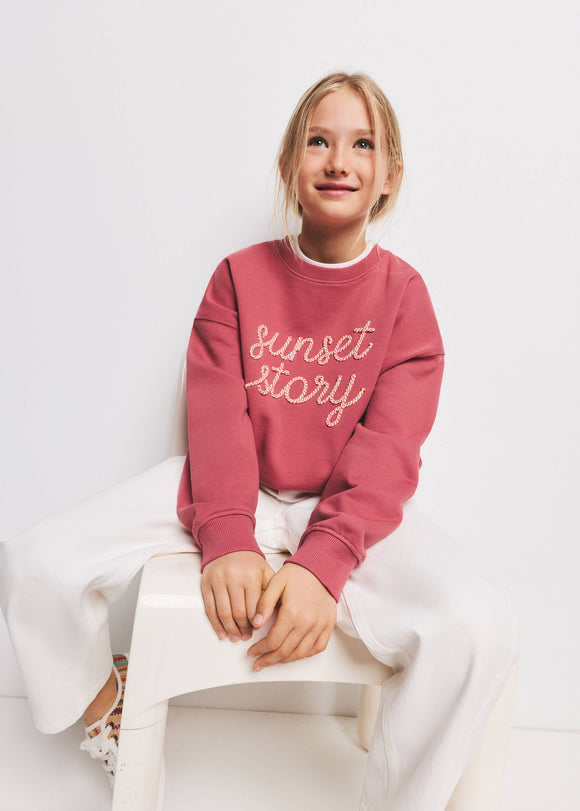 MANGO LOVE 27086342-74 MANGO KIDS GIRL SWEATSHIRT