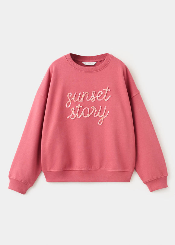 MANGO LOVE 27086342-74 MANGO KIDS GIRL SWEATSHIRT