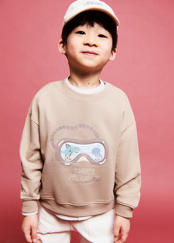 MANGO SNORK 27086343-35 MANGO KIDS BABY BOY SWEATER