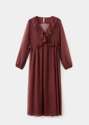 MANGO ROMANCE 27087149-30 MANGO WOMEN DRESS FULL LENGTH-4