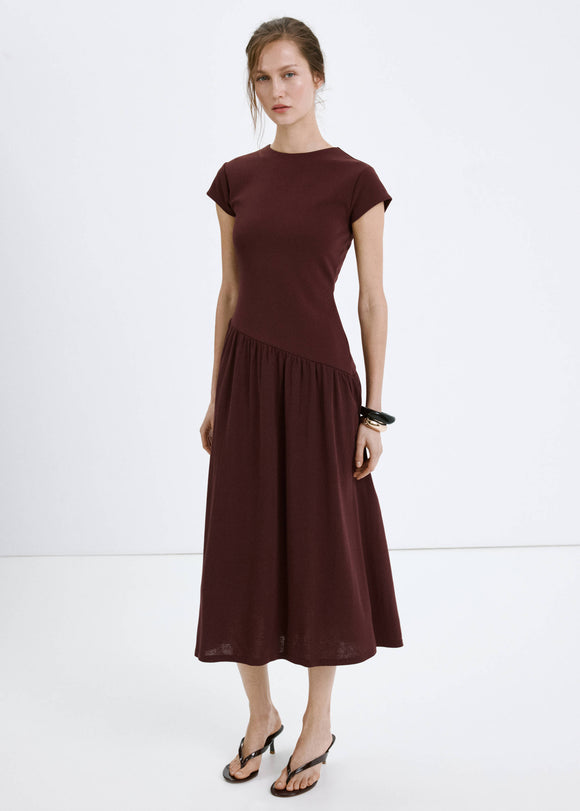 MANGO CANNOLI 27087152-78 MANGO WOMEN DRESS FULL LENGTH