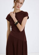 MANGO CANNOLI 27087152-78 MANGO WOMEN DRESS FULL LENGTH-1
