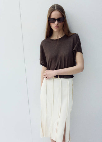 MANGO LINU 27087155-30 MANGO WOMEN T-SHIRT SHORT SLEEVE