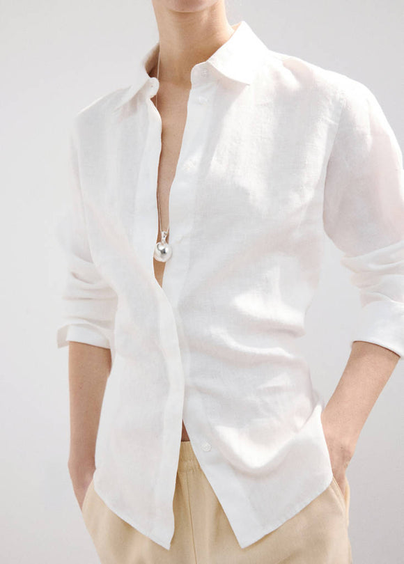 MANGO SAMARA 27087781-01 MANGO WOMEN SHIRT LONG SLEEVE