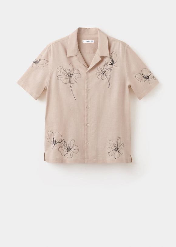 MANGO MAHON 27087897-08 MANGO MAN SHIRT SHORT SLEEVE