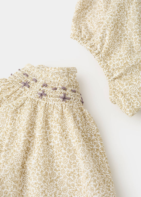 MANGO BERGAMO 27088262-02 MANGO NEWBORN DRESS