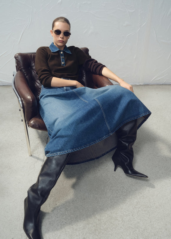 MANGO HARPER 27091342-TO MANGO WOMEN SKIRT