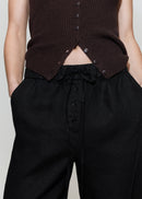 MANGO SOMA 27091349-99 MANGO WOMEN TROUSER-5