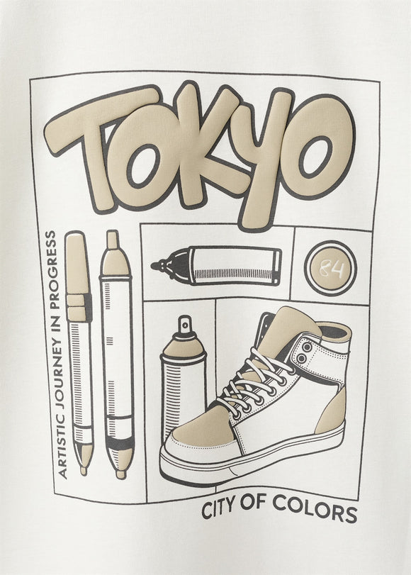 MANGO TOKYO 27093286-03 MANGO KIDS BOY T-SHIRT LONG SLEEVE