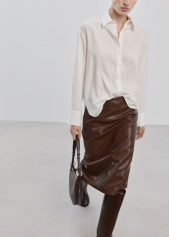 MANGO LIMA 27094079-05 MANGO WOMEN SHIRT LONG SLEEVE