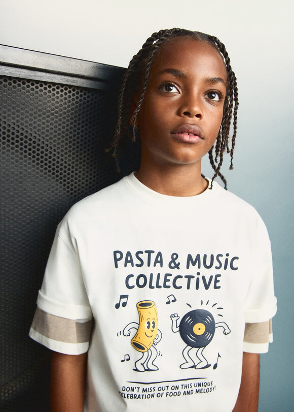 MANGO FUNPLUS 27094410-02 MANGO KIDS BOY T-SHIRT SHORT SLEEVE