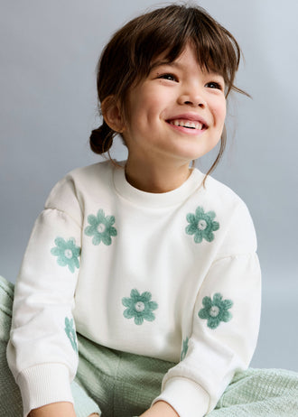 MANGO BRODI 27096339-02 MANGO KIDS BABY GIRL SWEATSHIRT