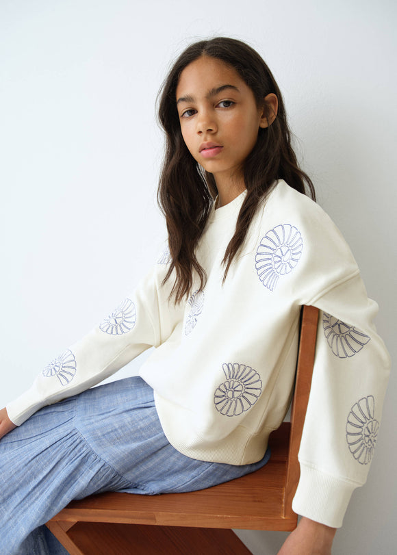 MANGO MADEIRA 27096748-02 MANGO KIDS GIRL SWEATSHIRT