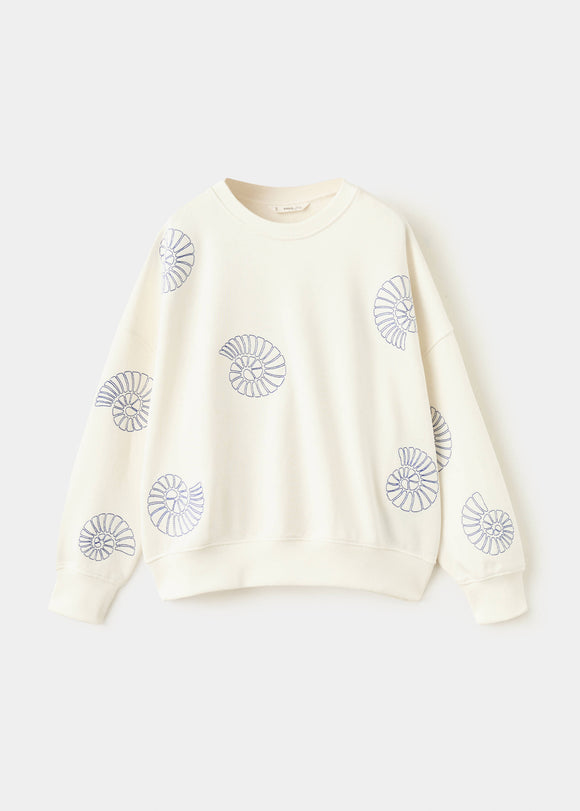 MANGO MADEIRA 27096748-02 MANGO KIDS GIRL SWEATSHIRT