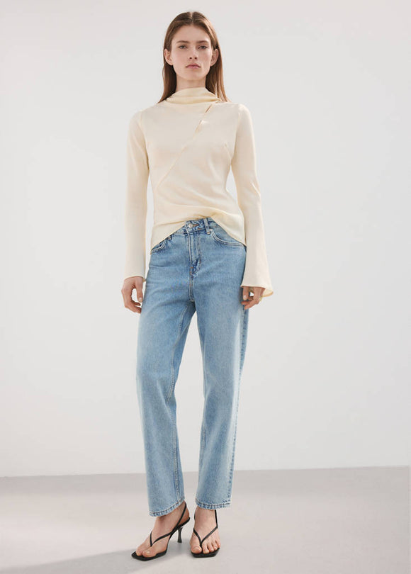 MANGO BLANCA 27097891-TM MANGO WOMEN DENIM JEANS