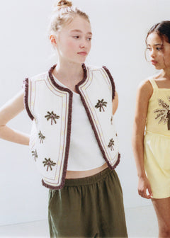 MANGO PALMI 27098659-05 MANGO KIDS GIRL VEST