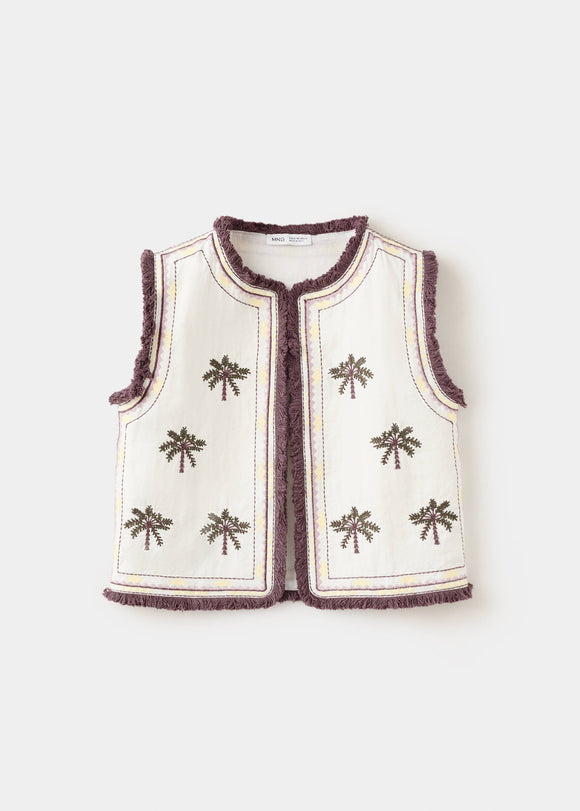 MANGO PALMI 27098659-05 MANGO KIDS GIRL VEST