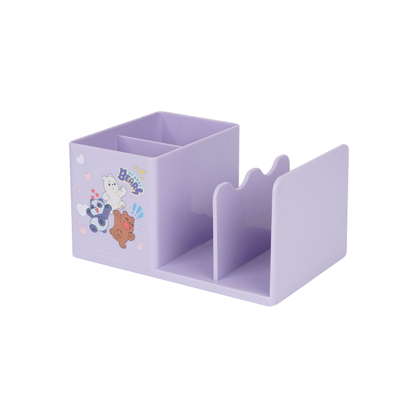 MINISO WE BABY BEARS COLLECTION ORGANIZER WITH PEN HOLDER AND BOOKSHELF 2014946610108 LIFE DEPARTMENT