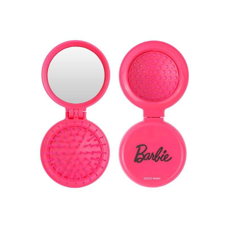 MINISO BARBIE COLLECTION FOLDABLE MIRROR & BRUSH 2015169710101 COMB