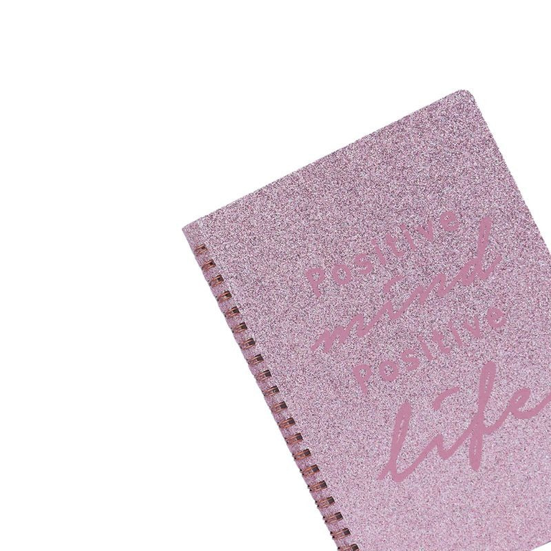 MINISO ROSE GOLD SERIES SOFT-COVER WIRE-BOUND BOOK ( 80 SHEETS ) PDQ 2015286510103 STATIONERY & GIFT