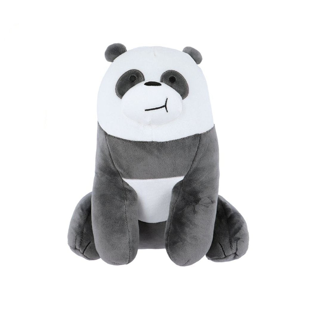 MINISO WE BARE BEARS SEASIDE MUSIC FESTIVAL 11IN. CROUCHING PLUSH TOY (PANDA) 2017029411104 IP PLUSH