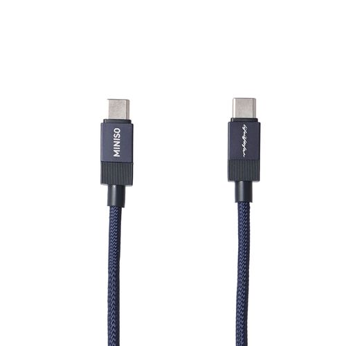 MINISO LIFE IS FOR FUN SERIES CTC FAST CHARGING CABLE (BLACK) 2020178314103 TYPE-C CHARGING CABLE