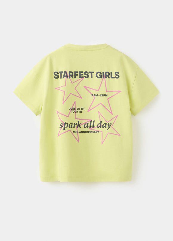 MANGO STARFEST 37001399-14 MANGO KIDS GIRL T-SHIRT