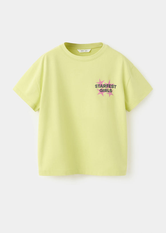 MANGO STARFEST 37001399-14 MANGO KIDS GIRL T-SHIRT