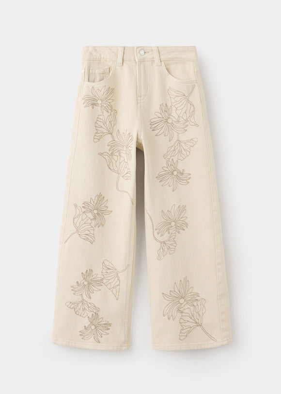 MANGO FLOR 37002920-05 MANGO KIDS GIRL JEANS