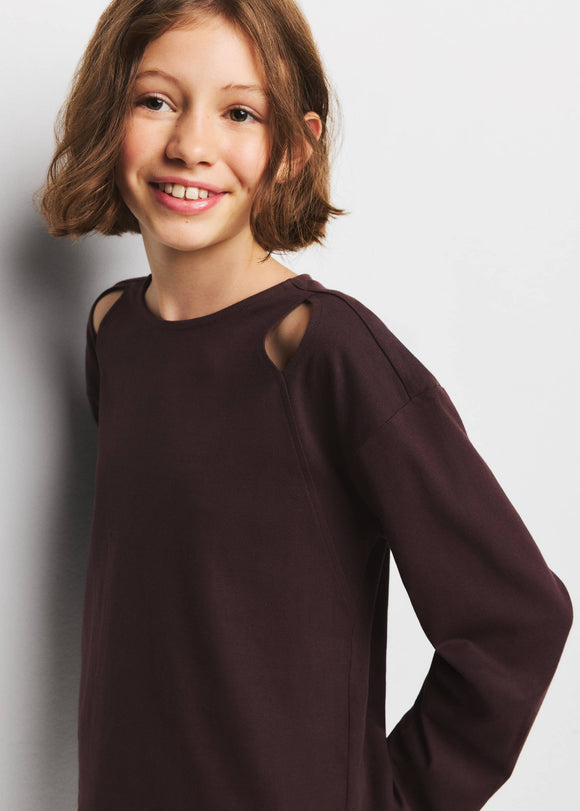 MANGO CUTOUTL 37005170-78 KIDS GIRL T-SHIRT