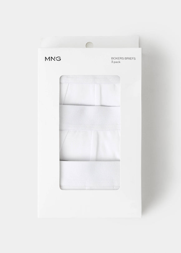 MANGO TRIWHITE 37009810-01 MANGO MEN BOXER