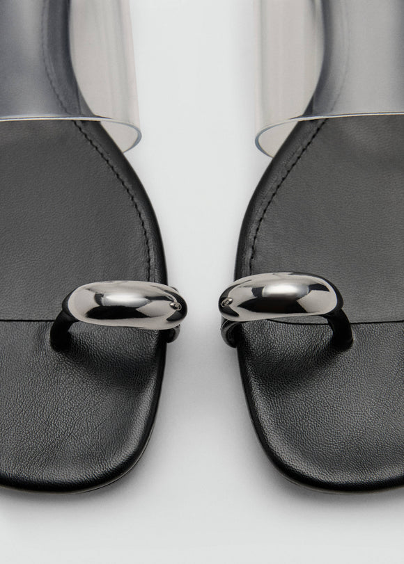 MANGO DROP 37011339-99 MANGO WOMEN SANDAL