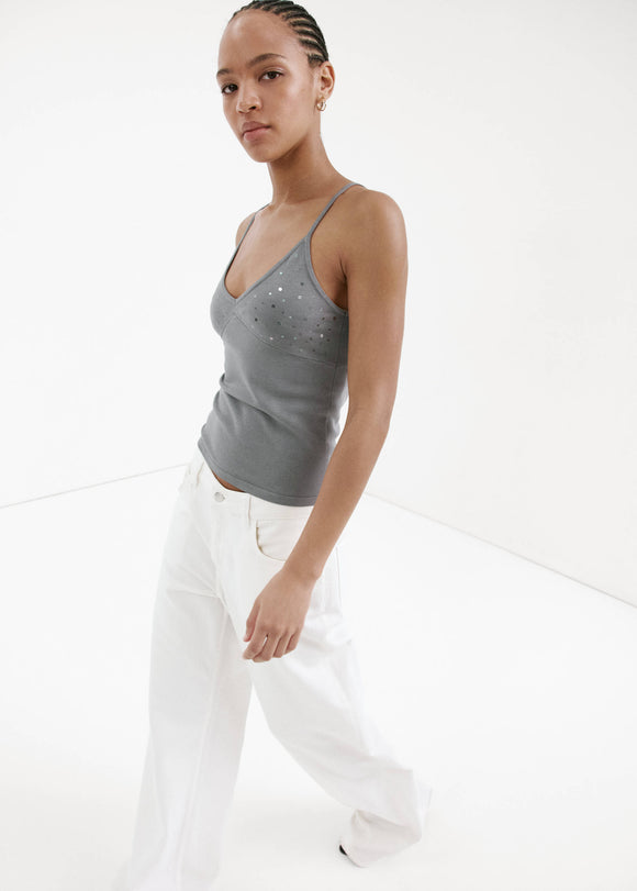 MANGO BRILLI 37011385-91 MANGO WOMEN TOP