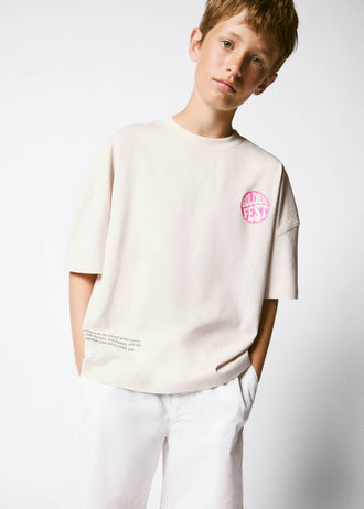 MANGO GOLDEN 37011414-03 MANGO KIDS BOY T-SHIRT