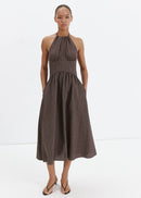 MANGO CHECK 37011460-30 MANGO WOMEN DRESS-2