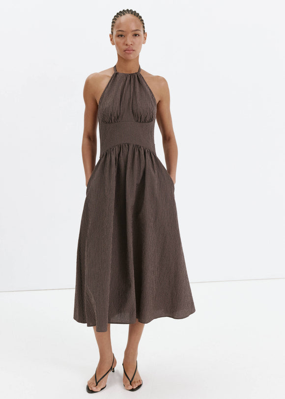 MANGO CHECK 37011460-30 MANGO WOMEN DRESS