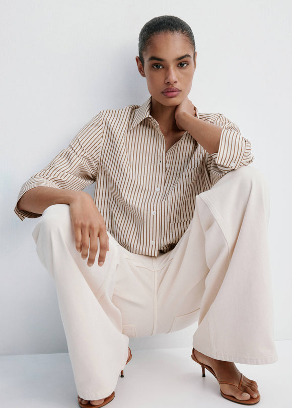 MANGO RUA 37014086-30 WOMEN SHIRT