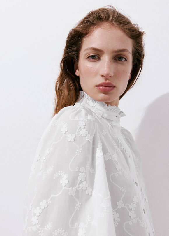 MANGO ROMA 37014087-01 WOMEN BLOUSE