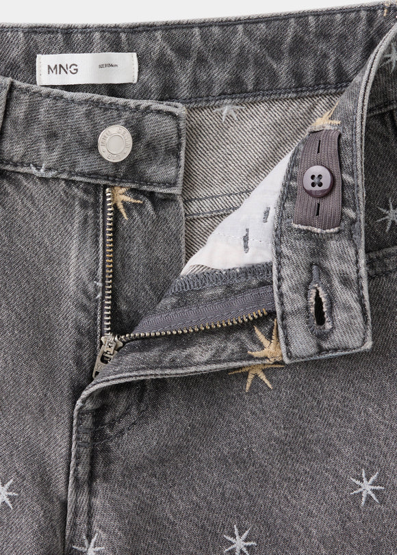 MANGO WIDEB 37014418-TG KIDS GIRL JEANS
