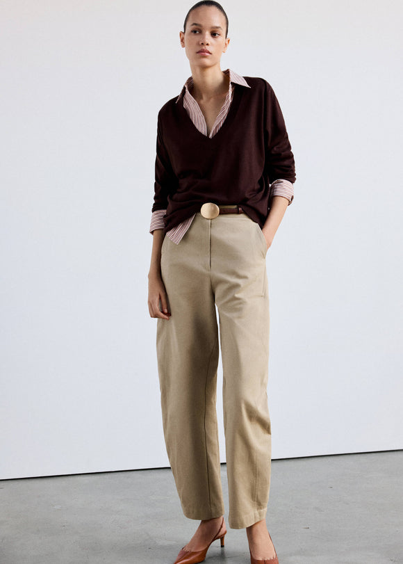 MANGO CERCLE 37014804-30 MANGO WOMEN TROUSER