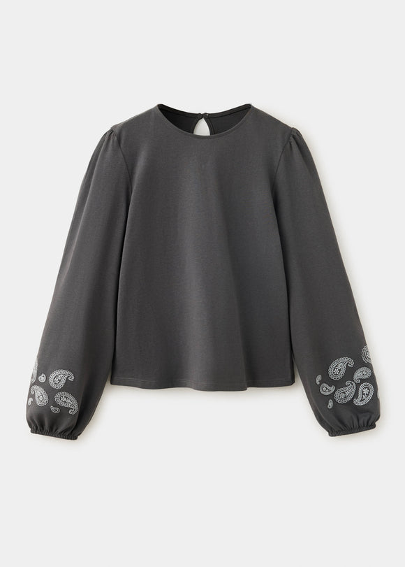 MANGO PASLEY 37017931-95 KIDS GIRL T-SHIRT LONG SLEEVE
