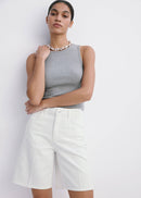 MANGO CAMILLA 37021348-01 MANGO WOMEN SHORT-5