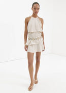 MANGO CREAM 37021377-05 MANGO WOMEN DRESS-2