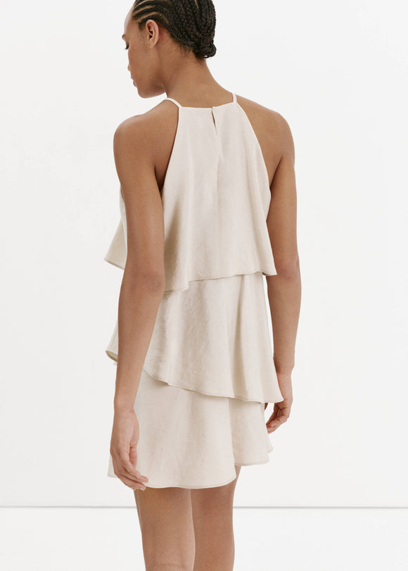 MANGO CREAM 37021377-05 MANGO WOMEN DRESS