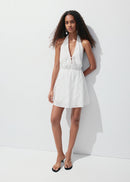 MANGO CINDY 37021379-01 MANGO WOMEN DRESS KNEE LENGTH-2