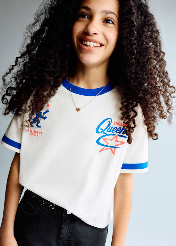 MANGO ENGLAND 37021397-02 MANGO KIDS GIRL T-SHIRT